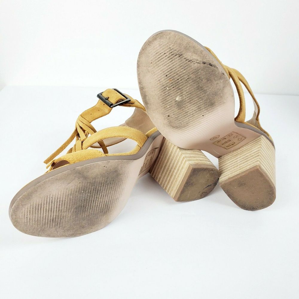 Sole Society DELILAH Suede Fringe Heels Sz 5 EUC - Picture 9 of 10